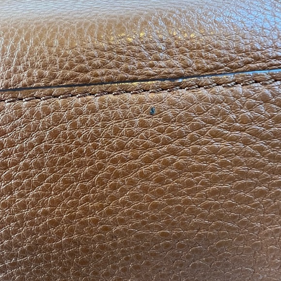 MICHAEL KORS Brown Hamilton Soft Pebble Leather Satchel - Picture 9 of 13